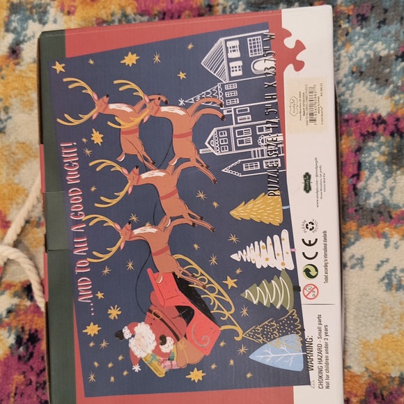 NWOT Mud Pie Christmas Puzzle - Picture 4 of 4